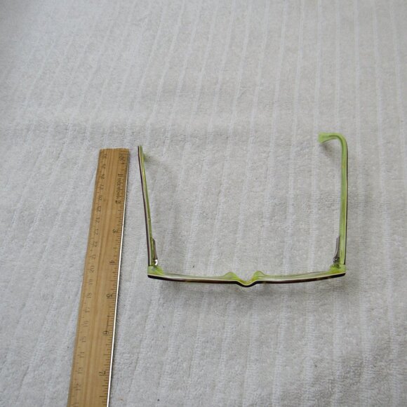 Youth Eye Glasses Girl Kids Brown Green Plastic Tortoise Shell Frames Unbranded - Picture 9 of 11